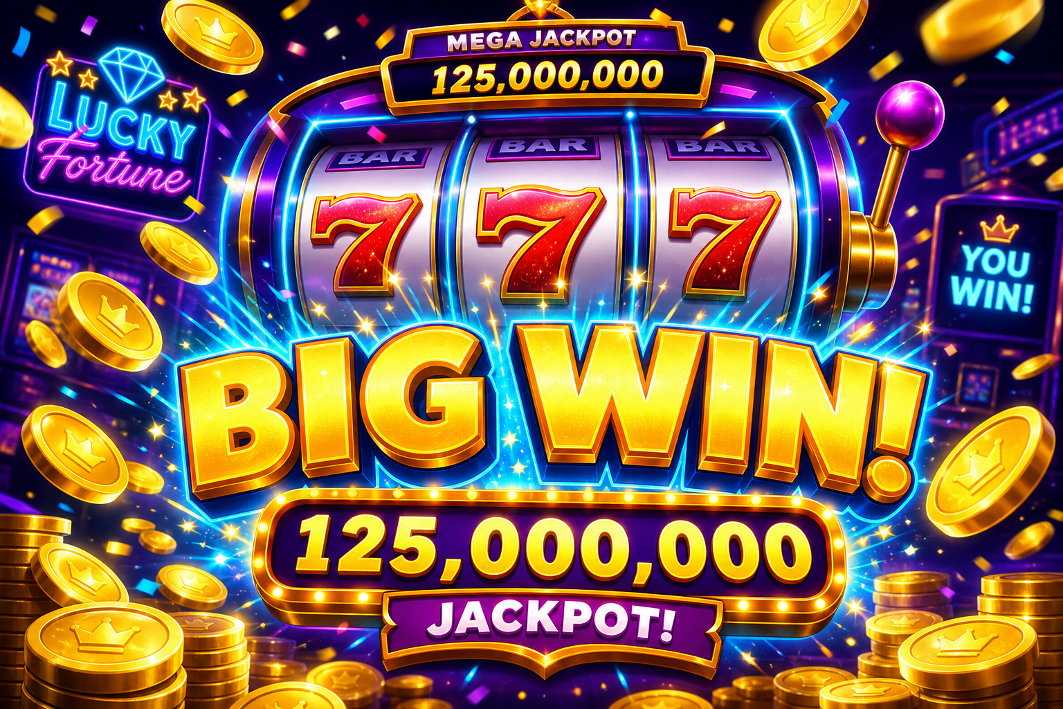 Big jackpot spin reward
